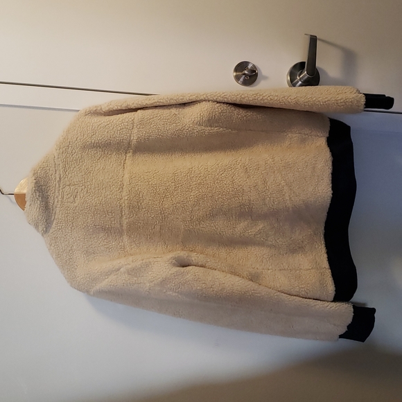 J. Crew cream navy sherpa authentic fleece - Picture 6 of 11
